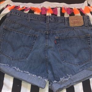 LEVIS Denim Jean Shorts Cutoffs 38 12 14 16